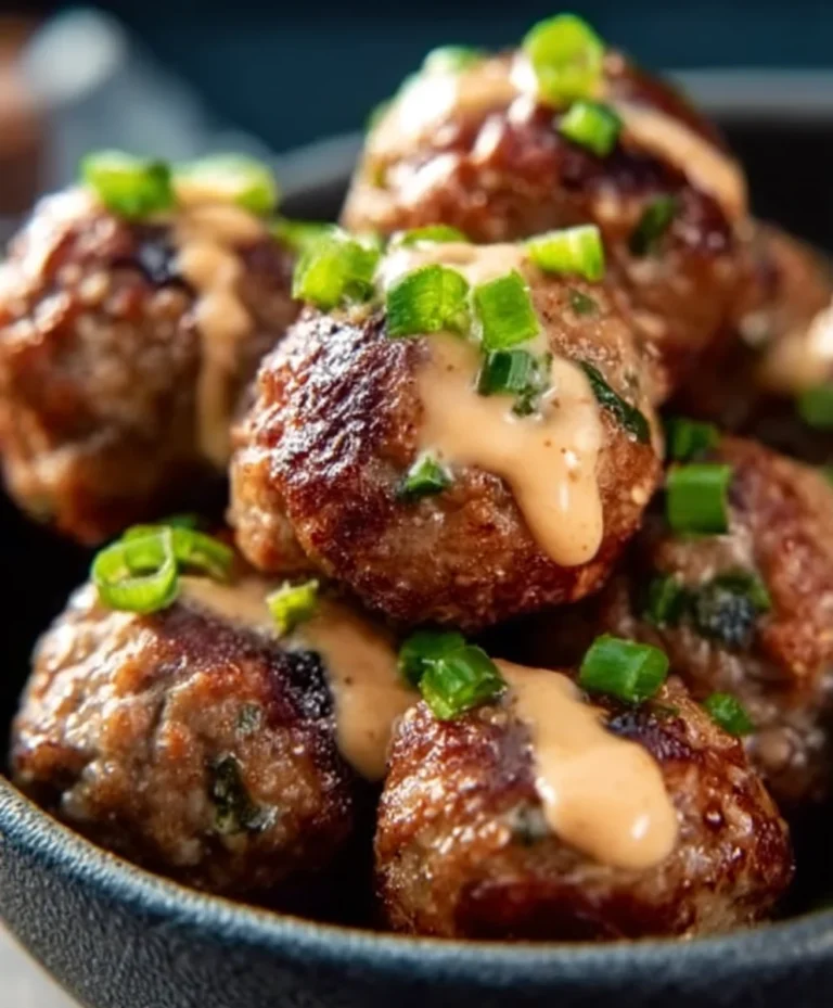 Korean BBQ Beef Meatballs Spicy Mayo Begin extractner Recipe