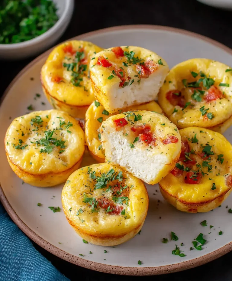 Creamy Cottage Cheese Egg Bites- Easy & Delicious