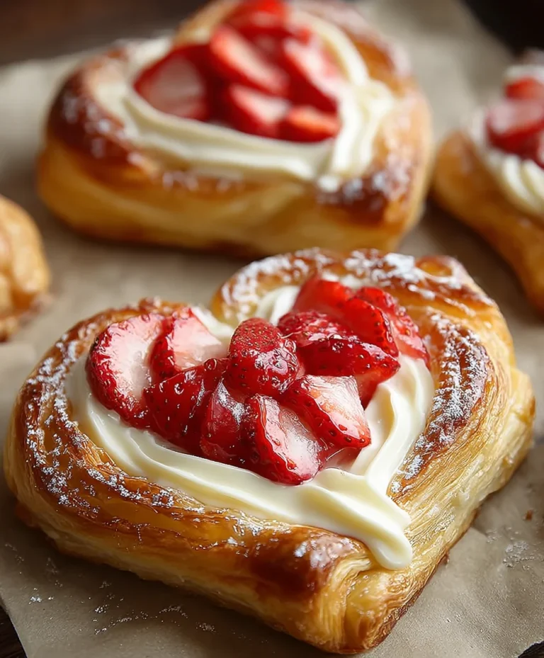 Strawberry Cream Danish – Easy Sweet Pastry Recipe