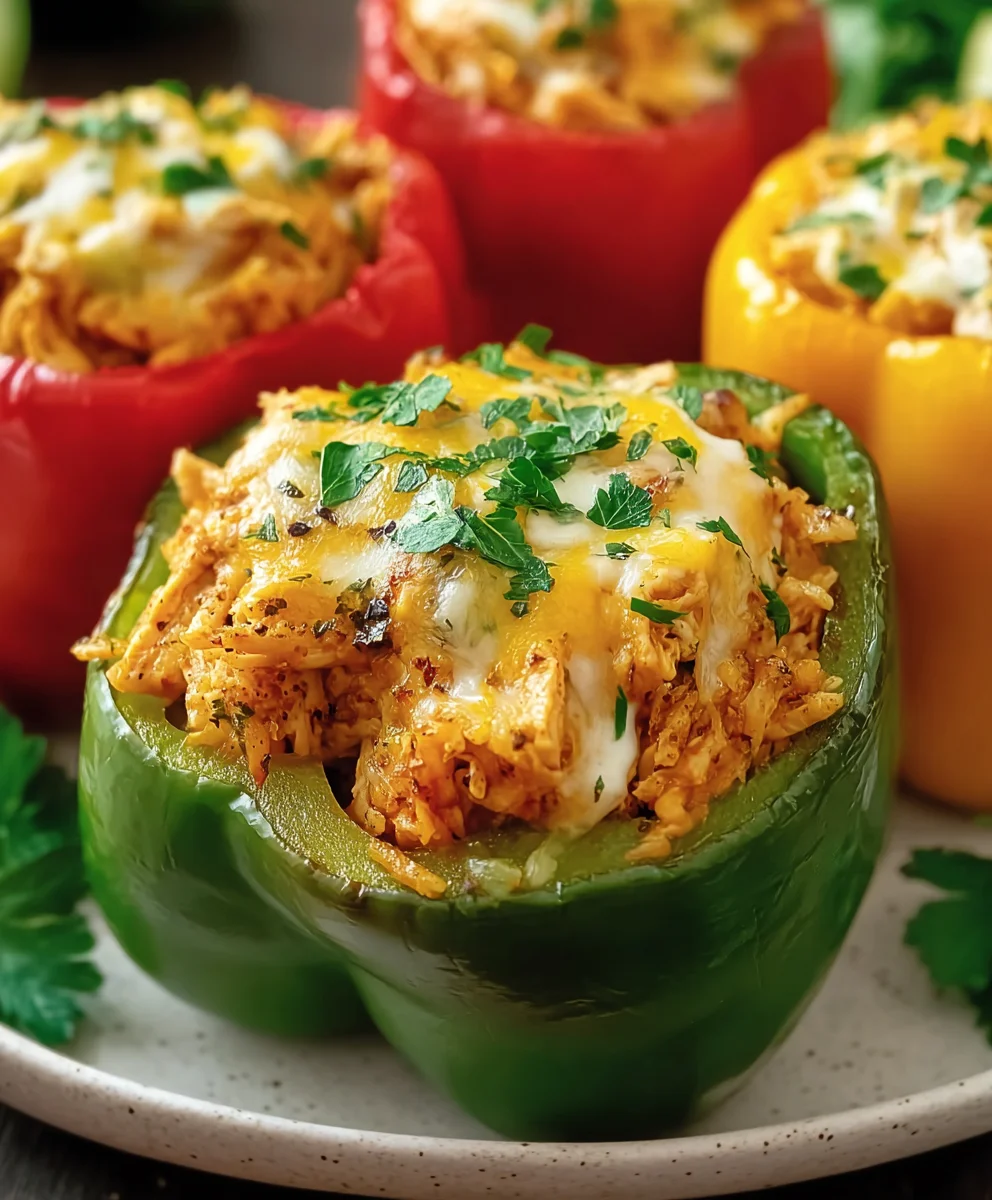 Easy Chicken Stuffed Peppers Recipe