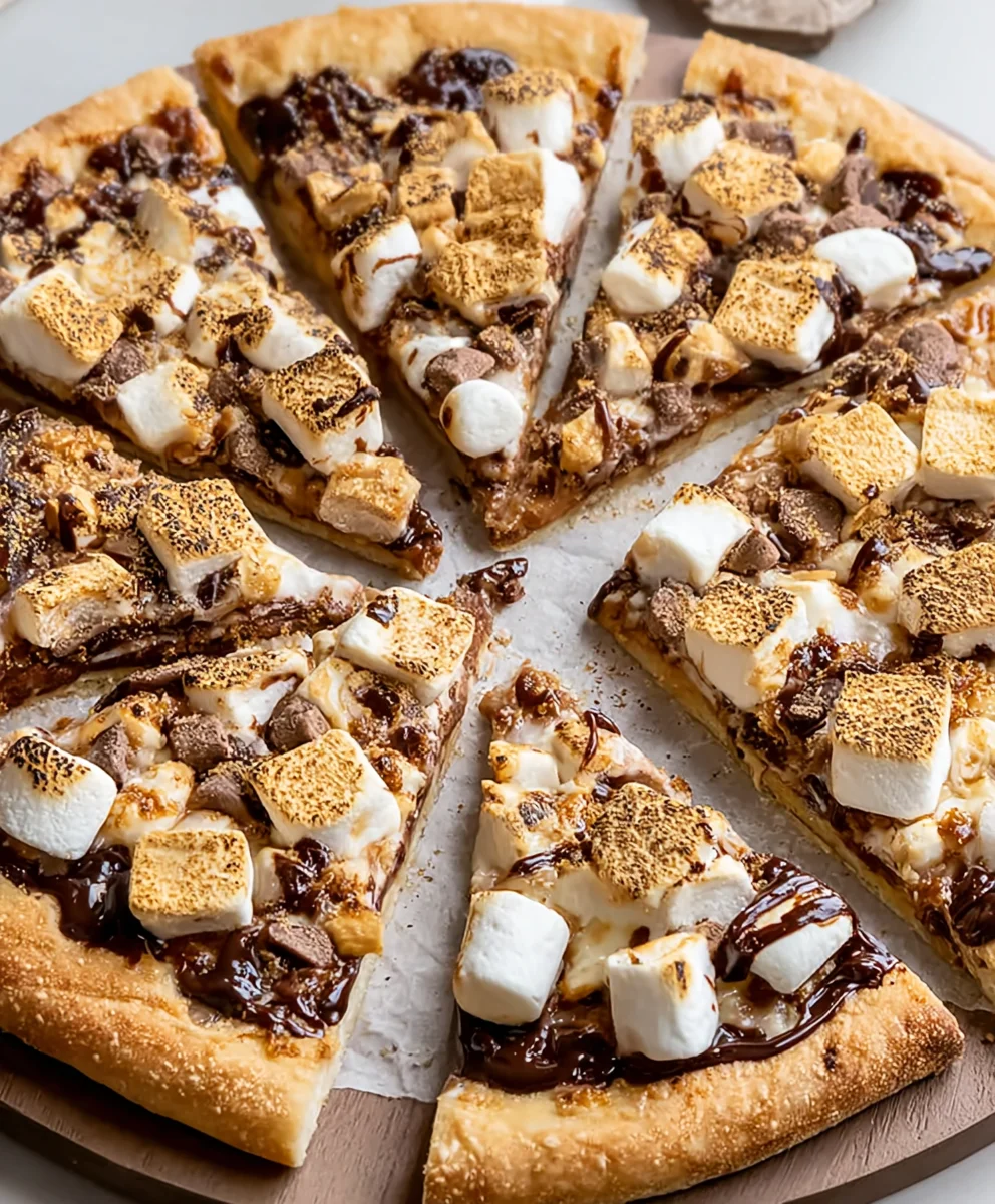 Easy Smores Pizza Dessert Recipe - Delicious Fun