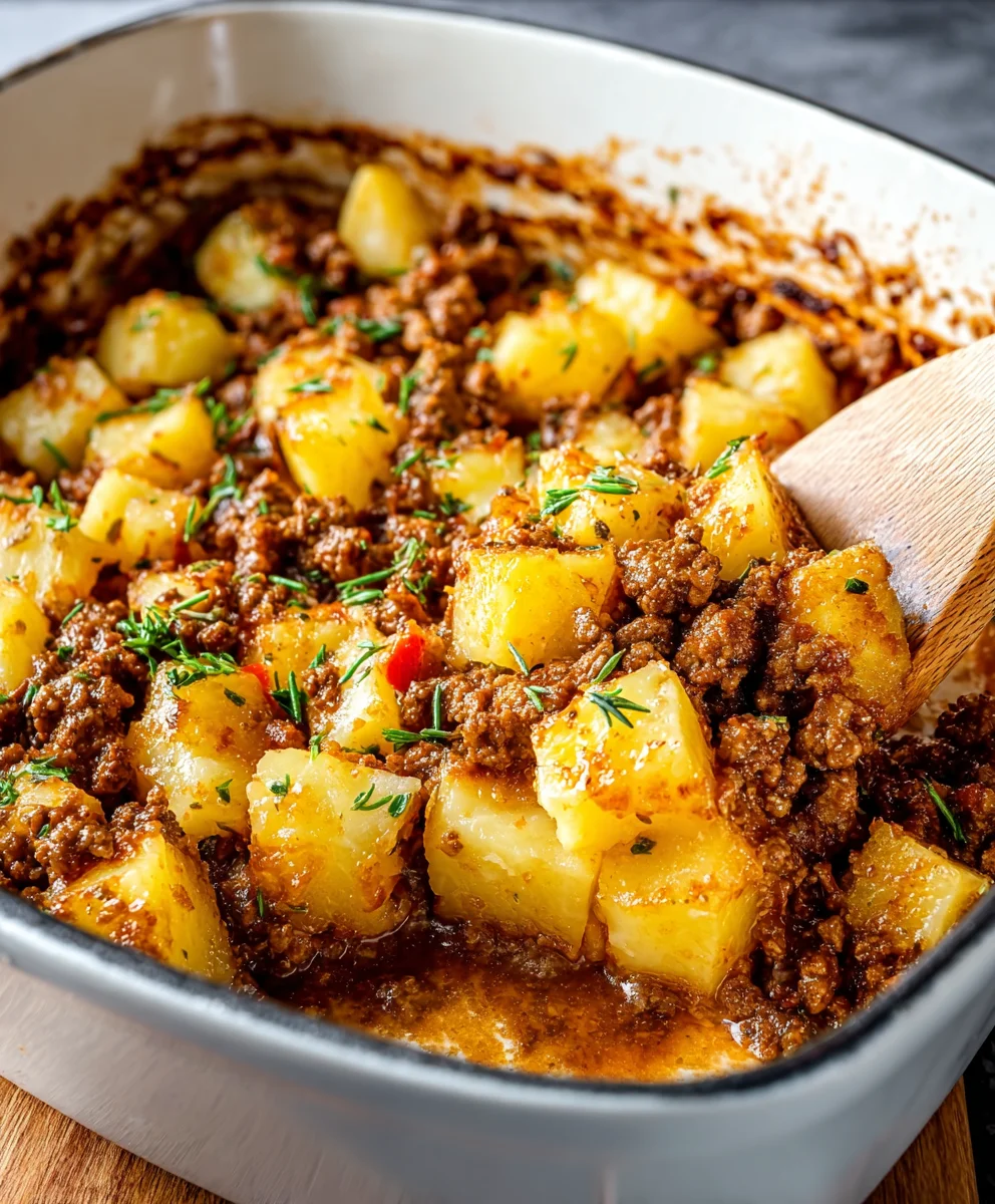 Easy Ground Beef and Potatoes Recipe - Comfort Food