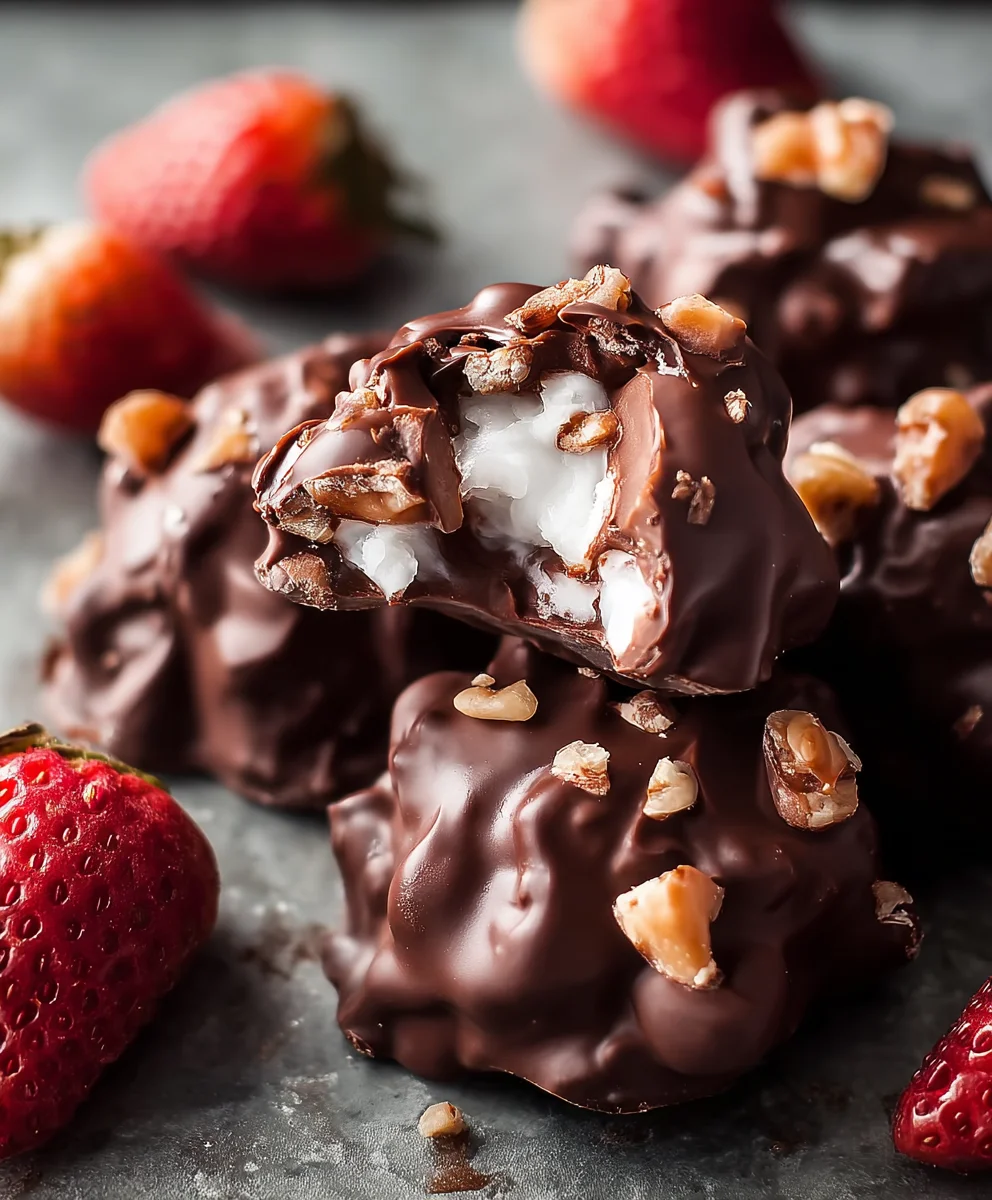 Easy Frozen Chocolate Yogurt Clusters Recipe