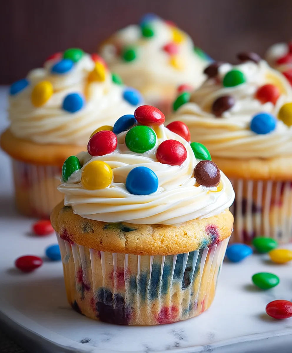 M&M Cupcakes Easy-Fun Recipe For All
