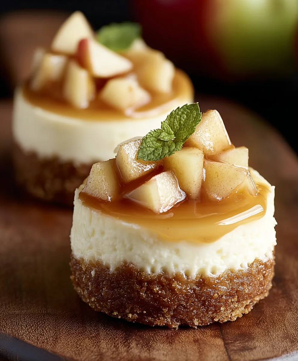 Easy Apple Mini Cheesecakes - Delicious & Quick Dessert