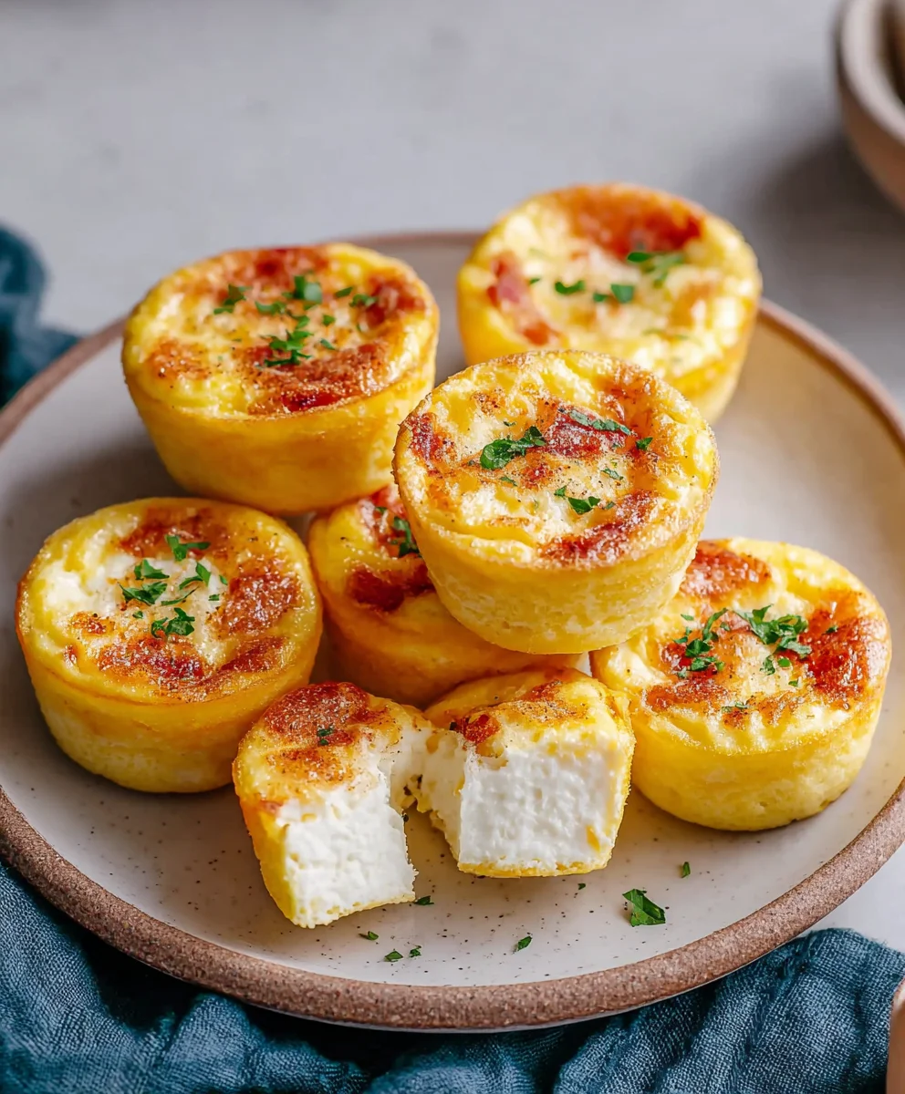 Creamy Cottage Cheese Egg Bites- Easy & Delicious