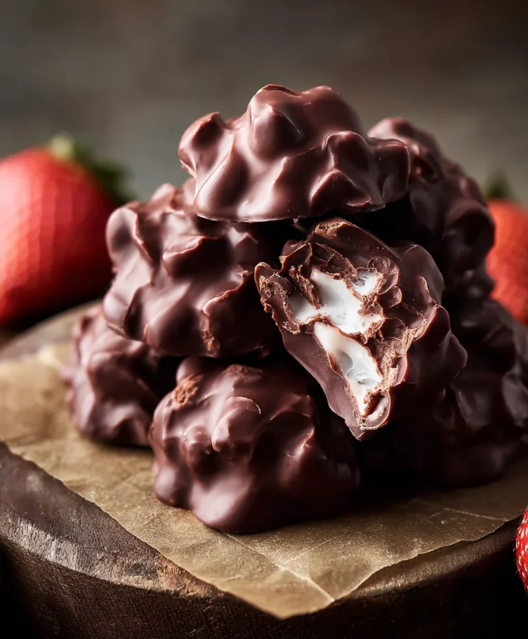 Easy Frozen Chocolate Yogurt Clusters Recipe