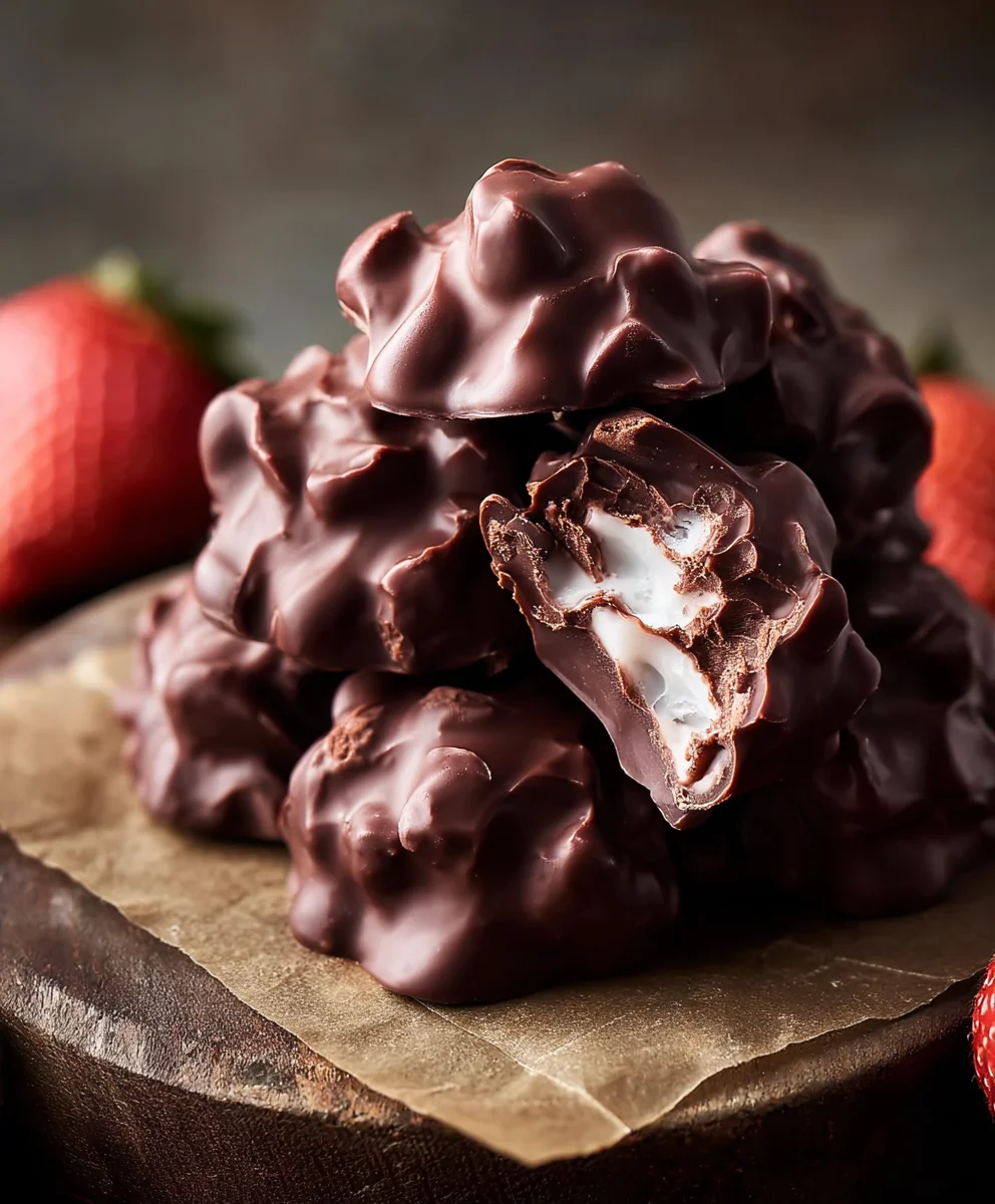 Easy Frozen Chocolate Yogurt Clusters Recipe