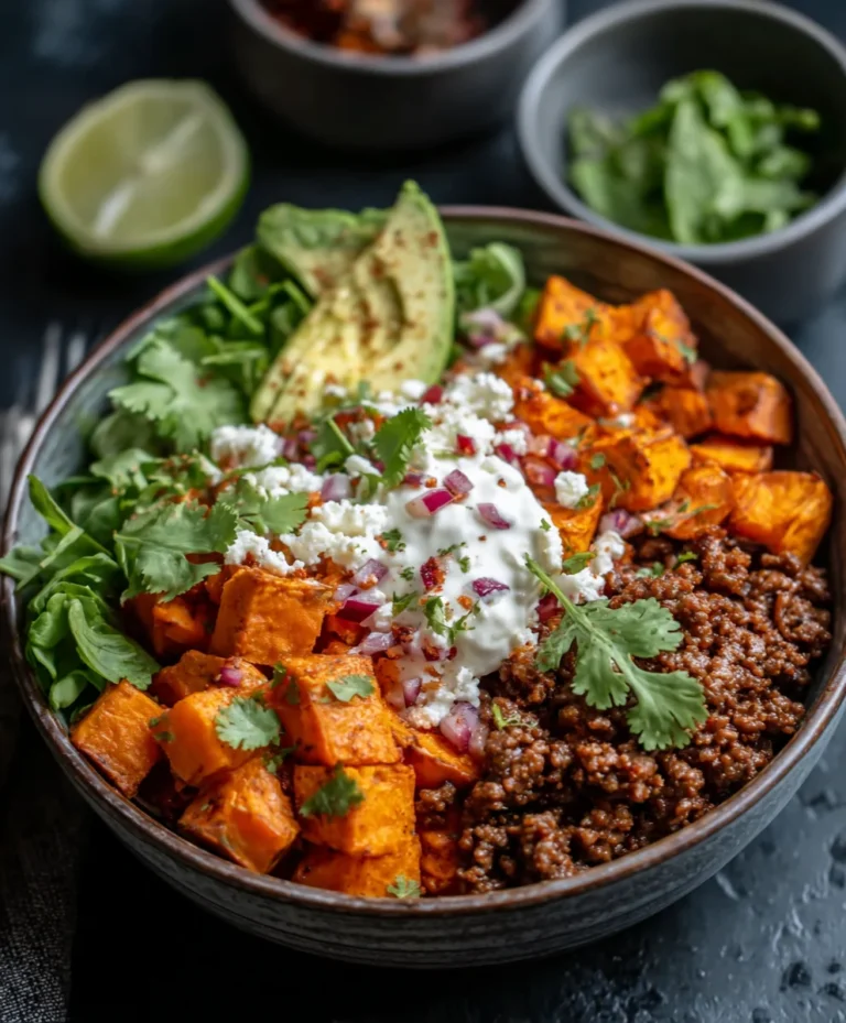Easy Sweet Potato Taco Bowl – Healthy & Flavorful