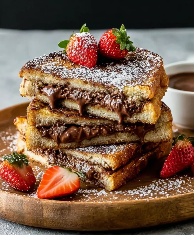Nutella French Toast- Decadent Breakfast Bliss