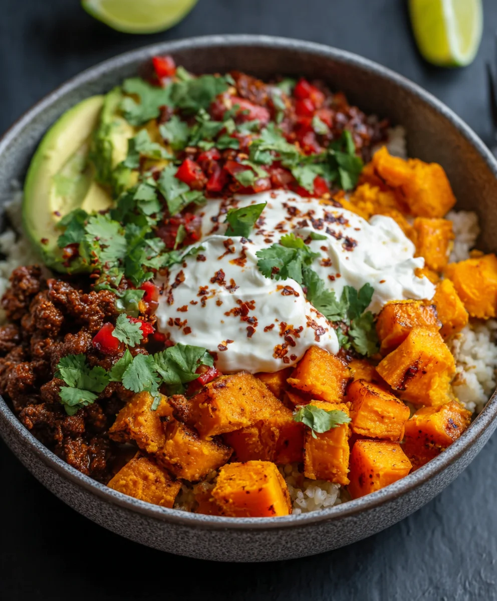 Easy Sweet Potato Taco Bowl - Healthy & Flavorful