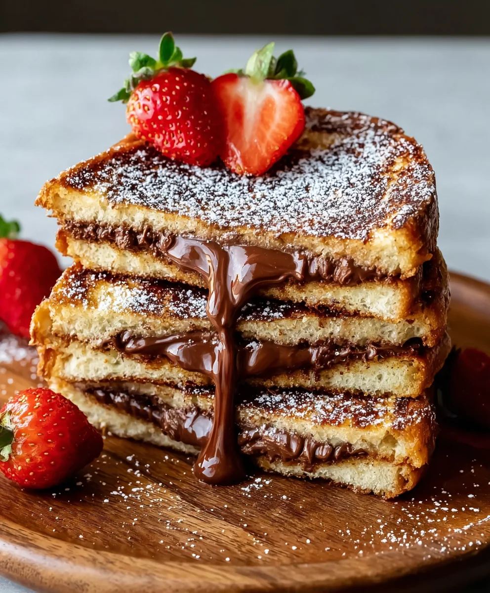 Nutella French Toast- Decadent Breakfast Bliss