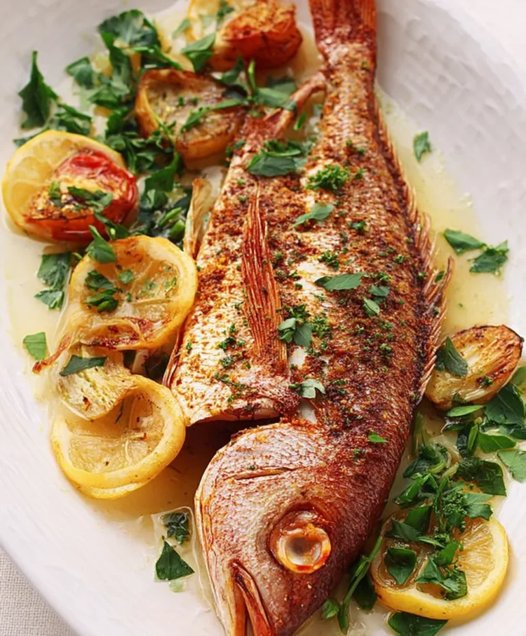 Oven Baked Whole Snapper – Simple & Delicious Recipe