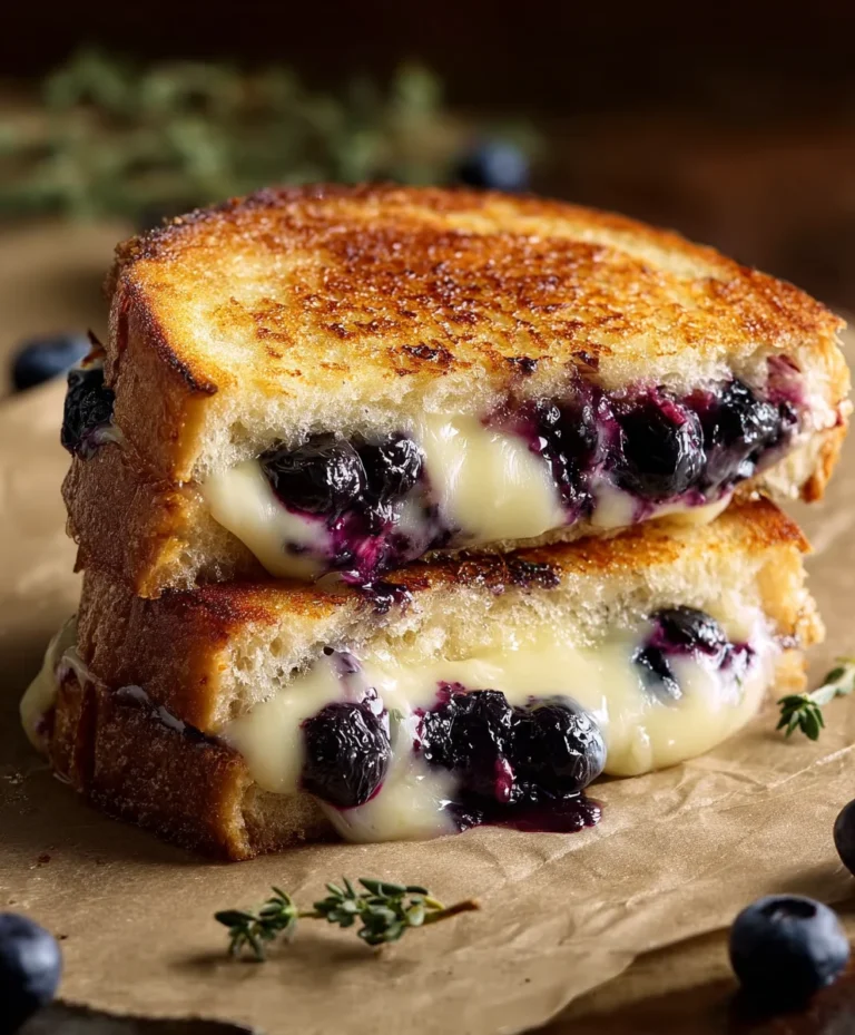Blueberry White Cheddar Grilled Cheese – Sweet & Savory