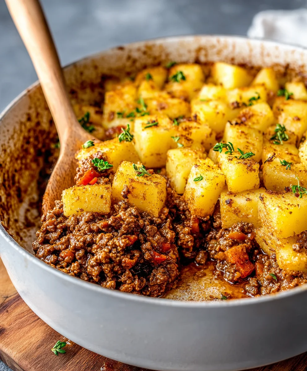 Easy Ground Beef and Potatoes Recipe - Comfort Food
