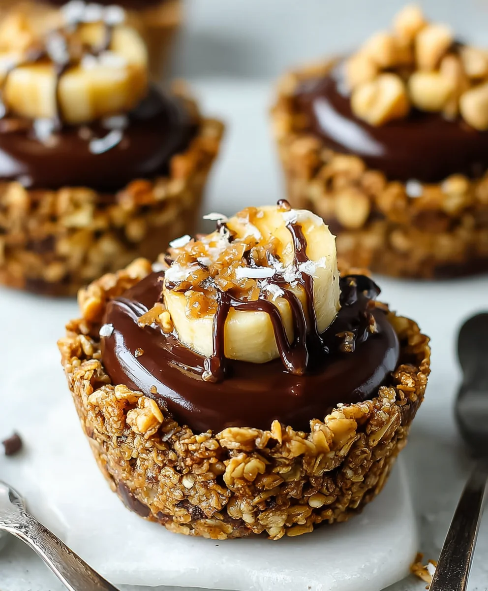 Chocolate Granola Peanut Butter Cups - Easy Recipe