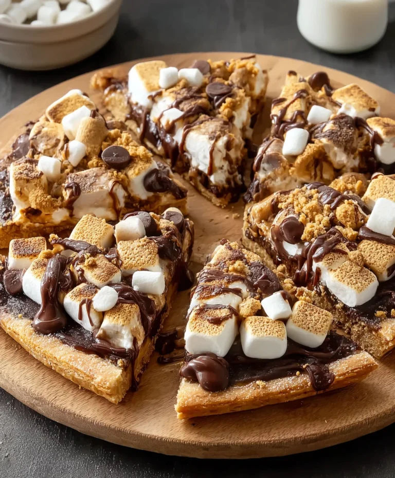 Easy Smores Pizza Dessert Recipe – Delicious Fun