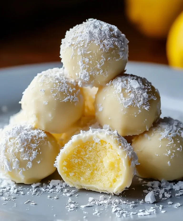 Zesty Lemon Truffles Easy-To-Make Dessert Recipe