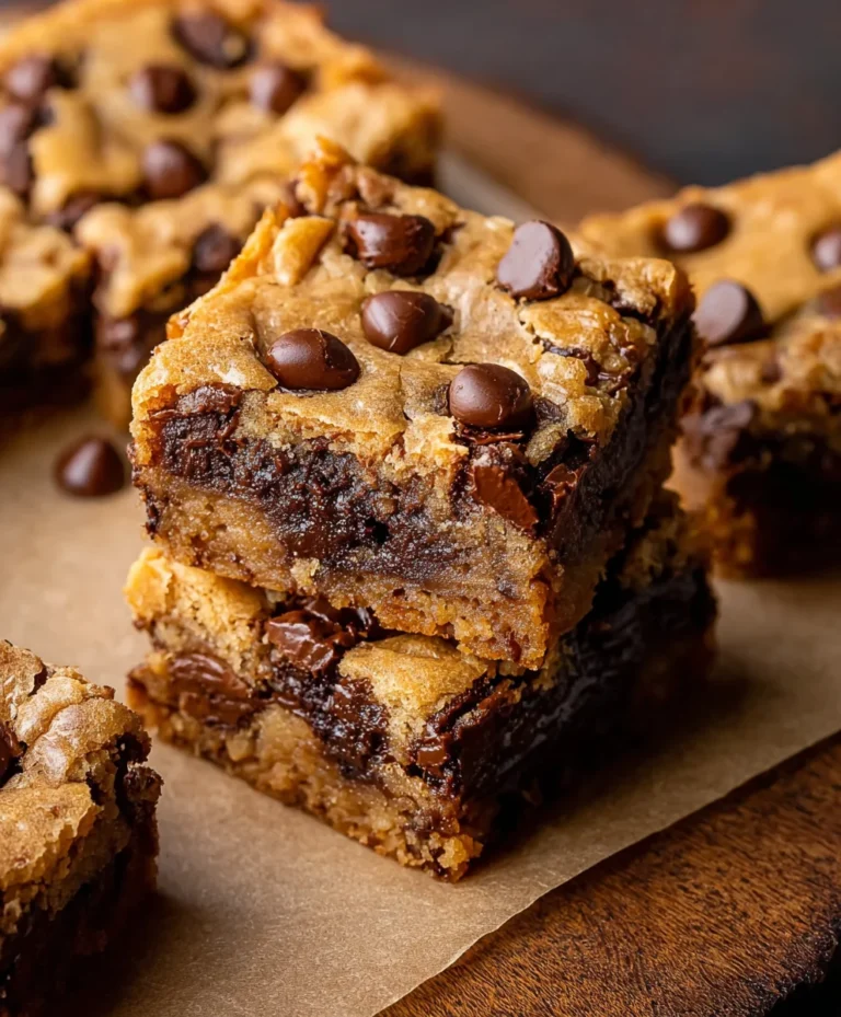 Easy Banana Chocolate Chip Cookie Bars-Best Dessert