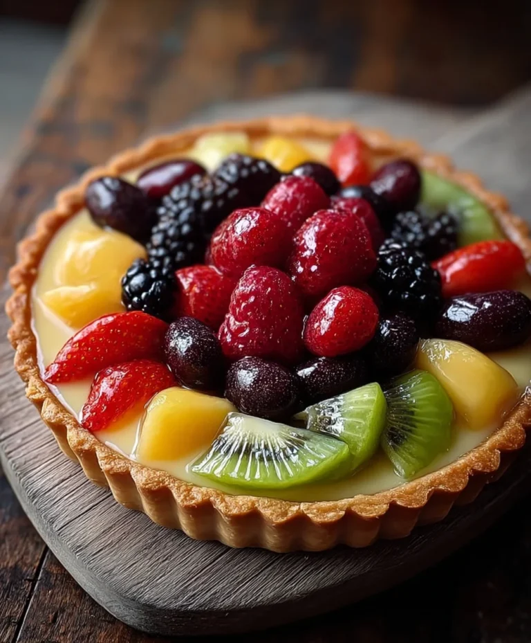 Easy Fruit Tart Recipe – Fresh & Delicious Dessert