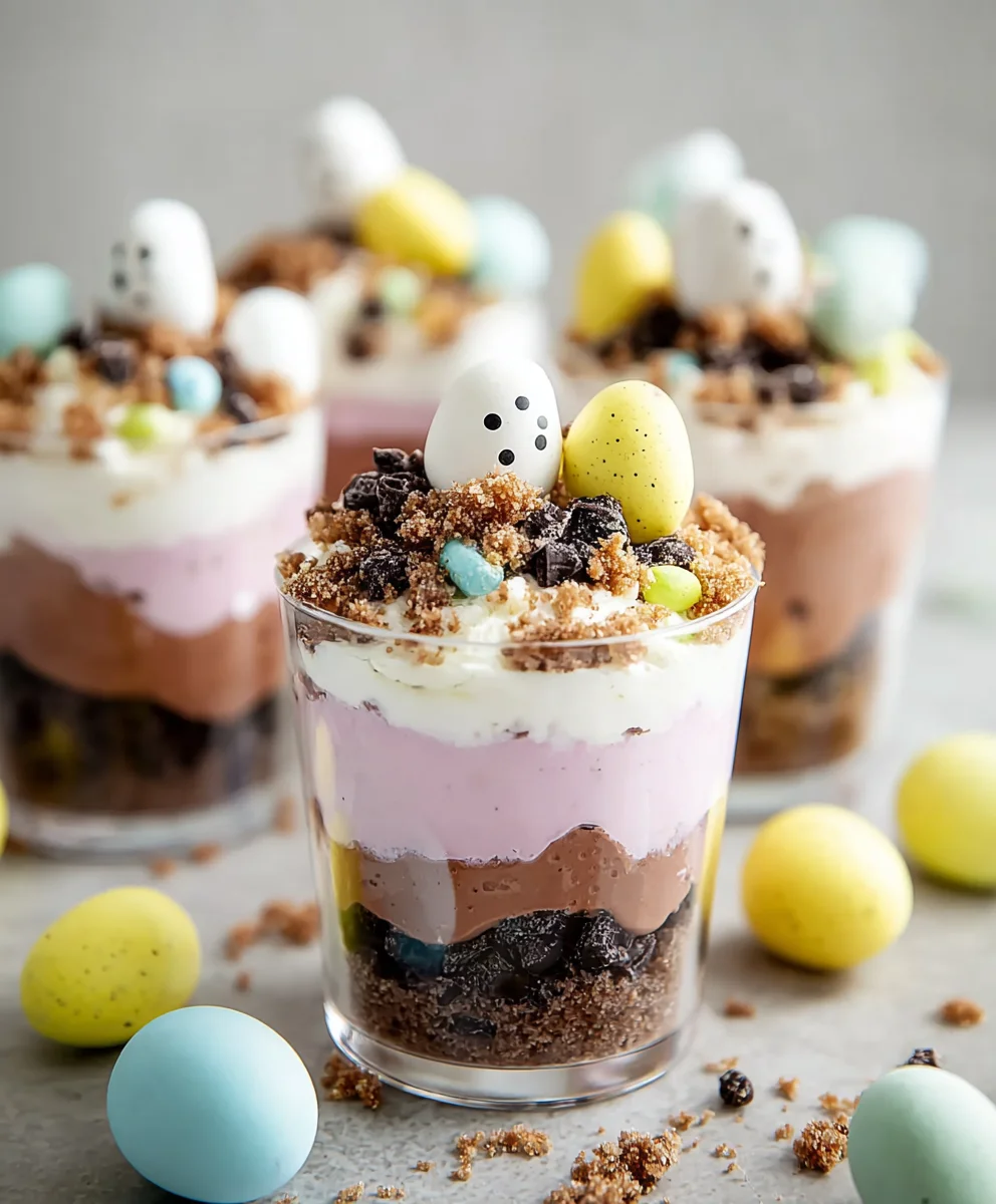 Easter Dirt Cups-Easy & Delicious Treat