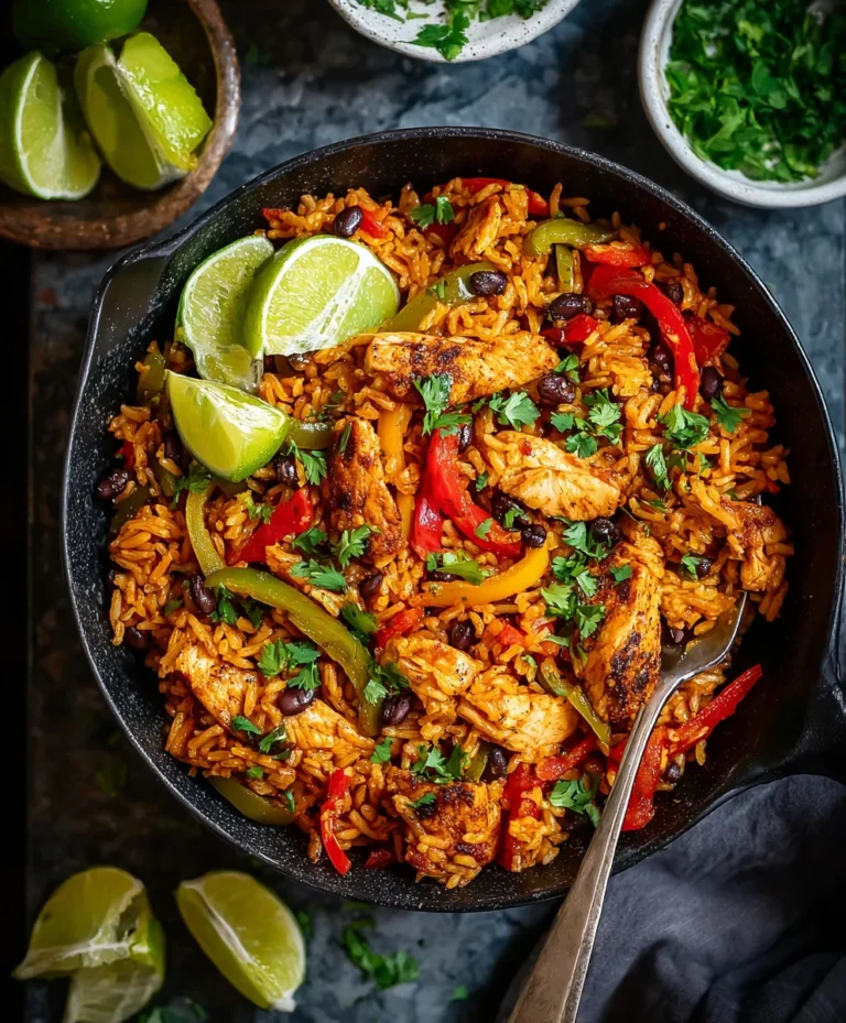 Easy One-Pan Fajita Rice Bowls – Quick Dinner