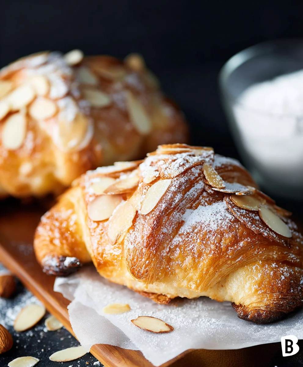 Almond Cream Croissants - Flaky & Delicious Pastry