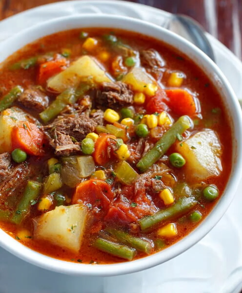 Easy Vegetable Soup Recipe - Hearty & Delicious