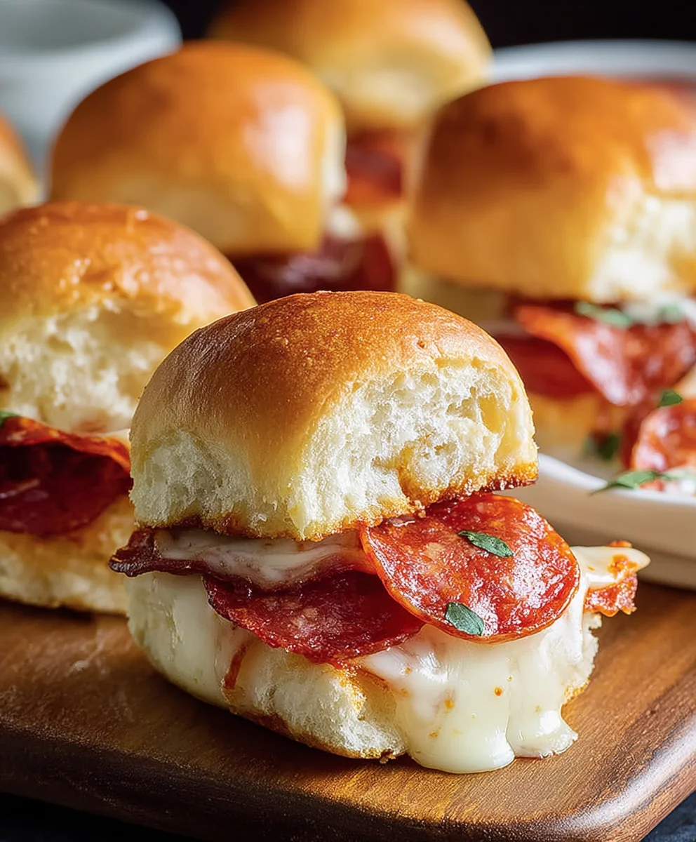 Easy Beef Pizza Sliders - Quick Appetizer Recipe