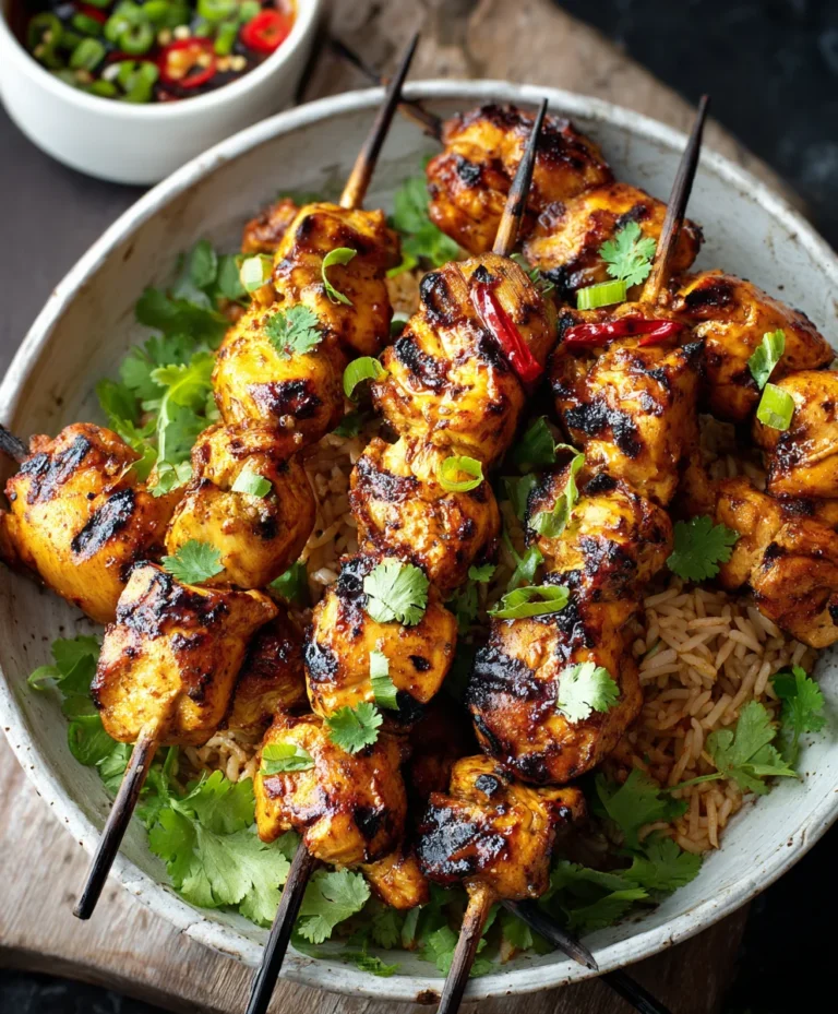 Easy Chicken Skewers for Delicious Weeknight Meals