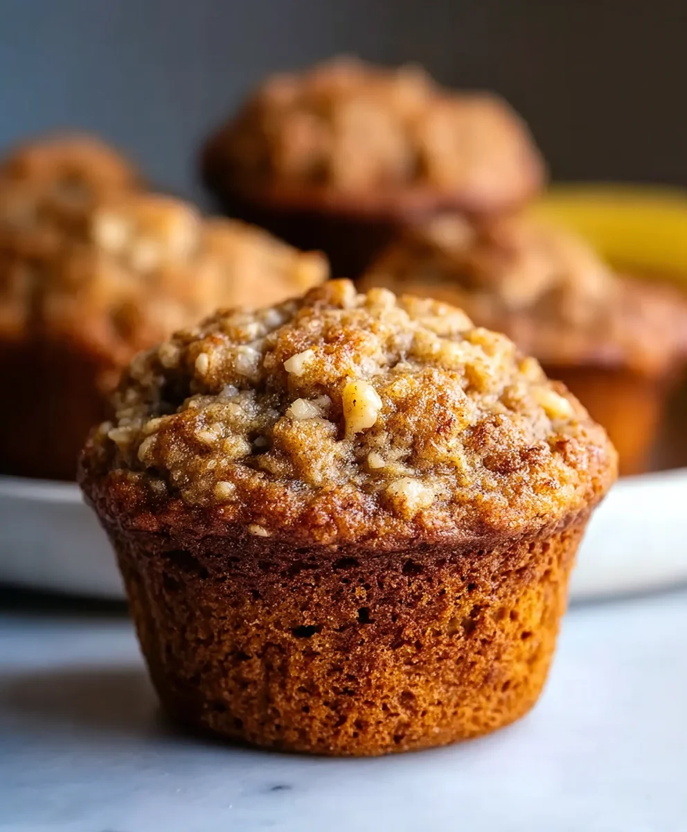Healthy Banana Oatmeal Muffins - Easy Wholesome Treat