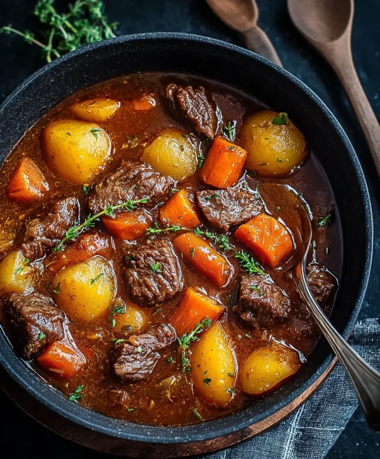 Easy Homemade Beef Stew – Hearty & Flavorful Recipe
