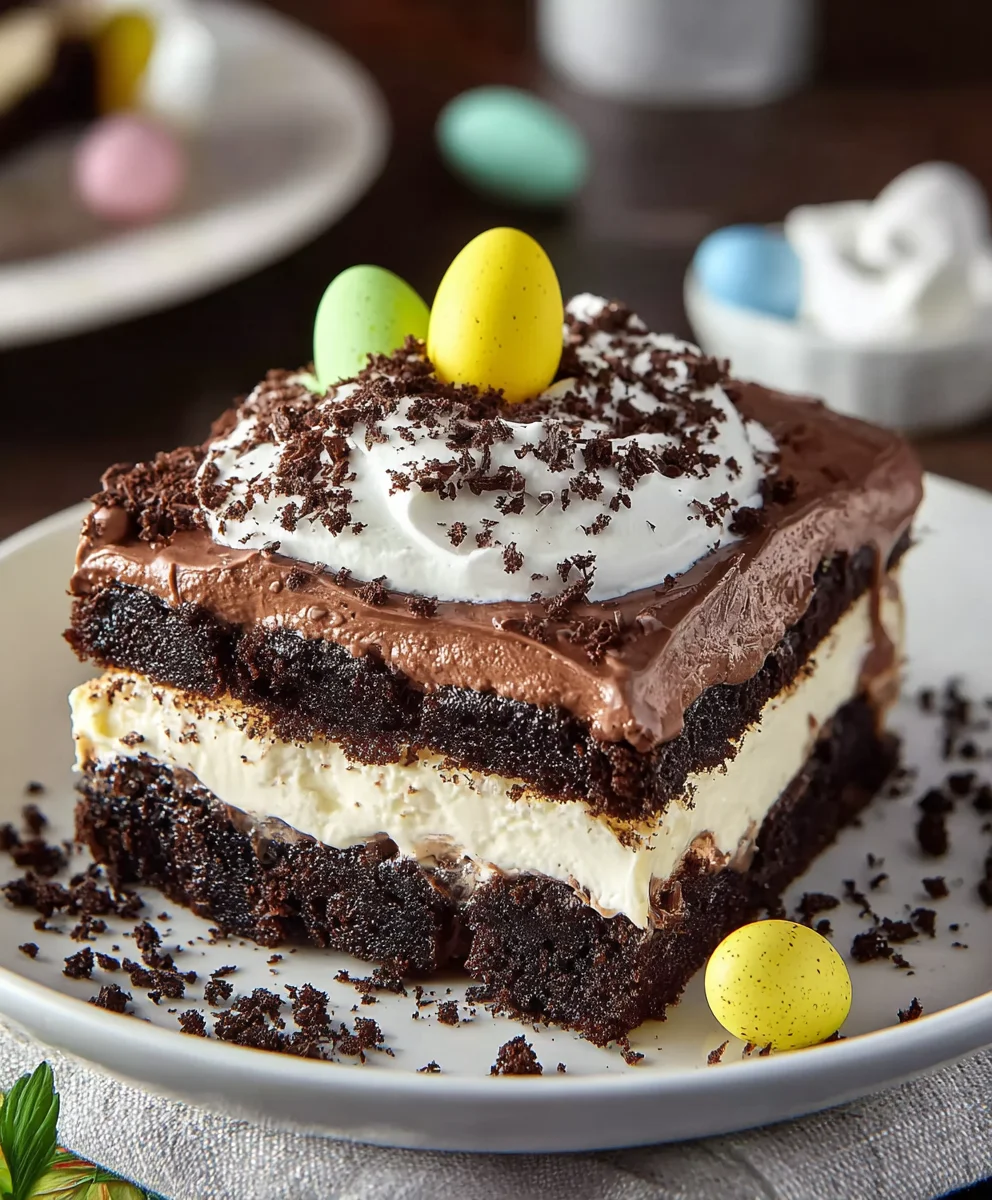 Easter Chocolate Lasagna Recipe-Decadent Dessert Delight