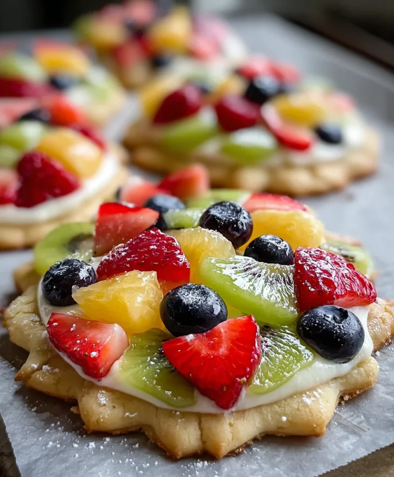 Fruity Pizza Cookie Recipe- Easy & Delicious Dessert
