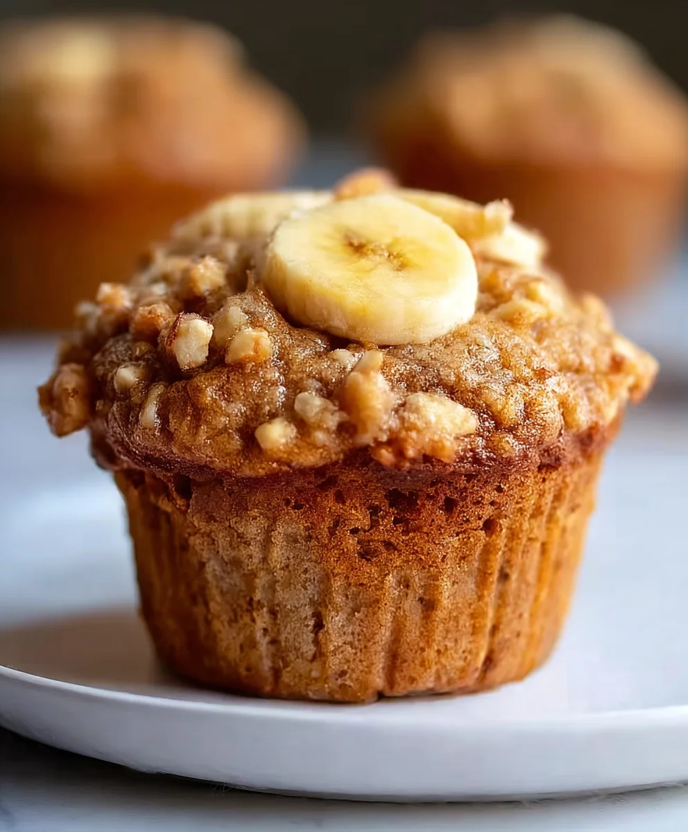Healthy Banana Oatmeal Muffins - Easy Wholesome Treat