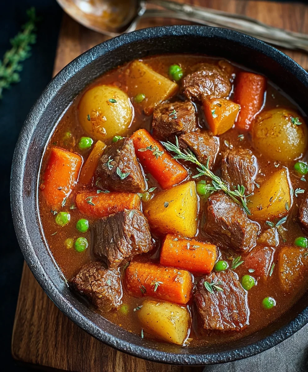 Easy Homemade Beef Stew - Hearty & Flavorful Recipe