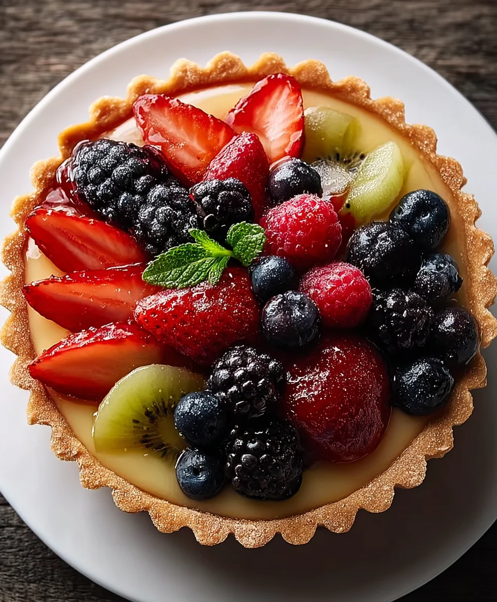 Easy Fruit Tart Recipe - Fresh & Delicious Dessert