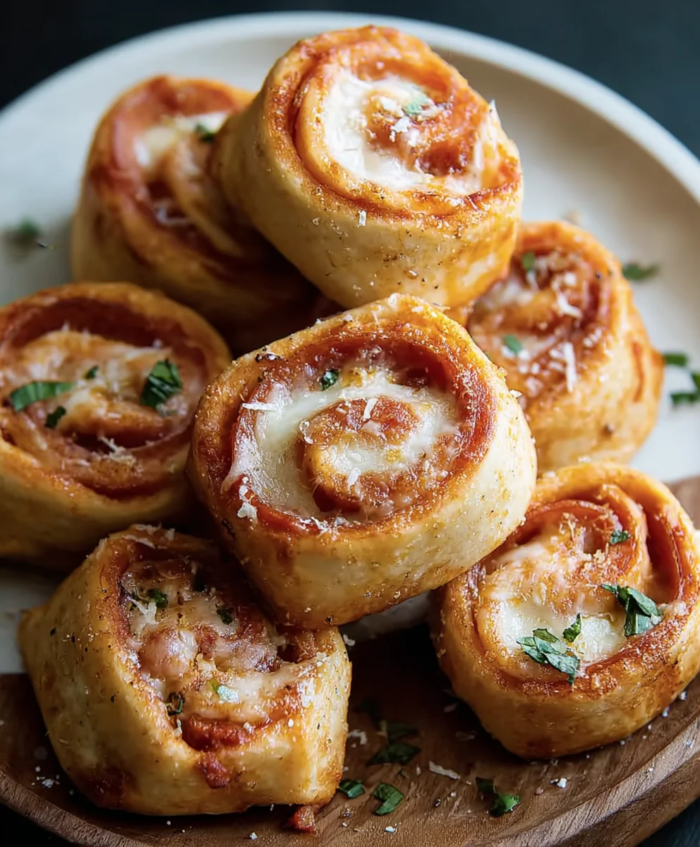 Homemade Beef Beef Pepperoni Pizza Rolls - Easy Snack