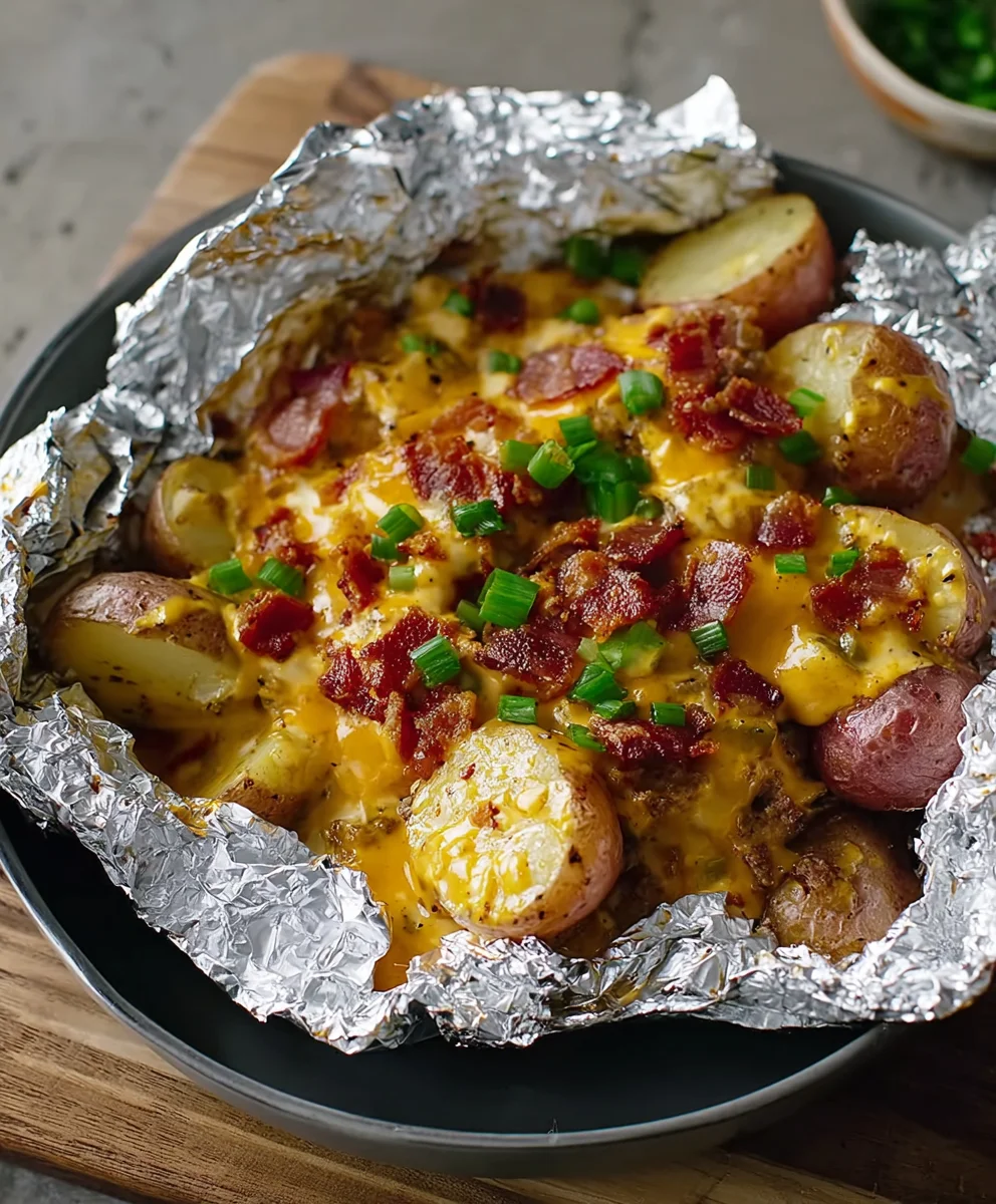 Cheesy Beef Beef Bacon Ranch Potatoes Easy Foil Packets