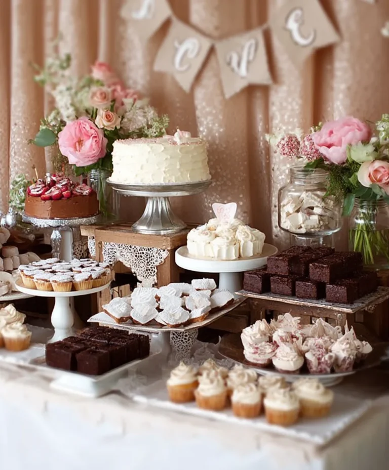 Vintage Wedding Dessert Table- Sweet & Elegant Ideas