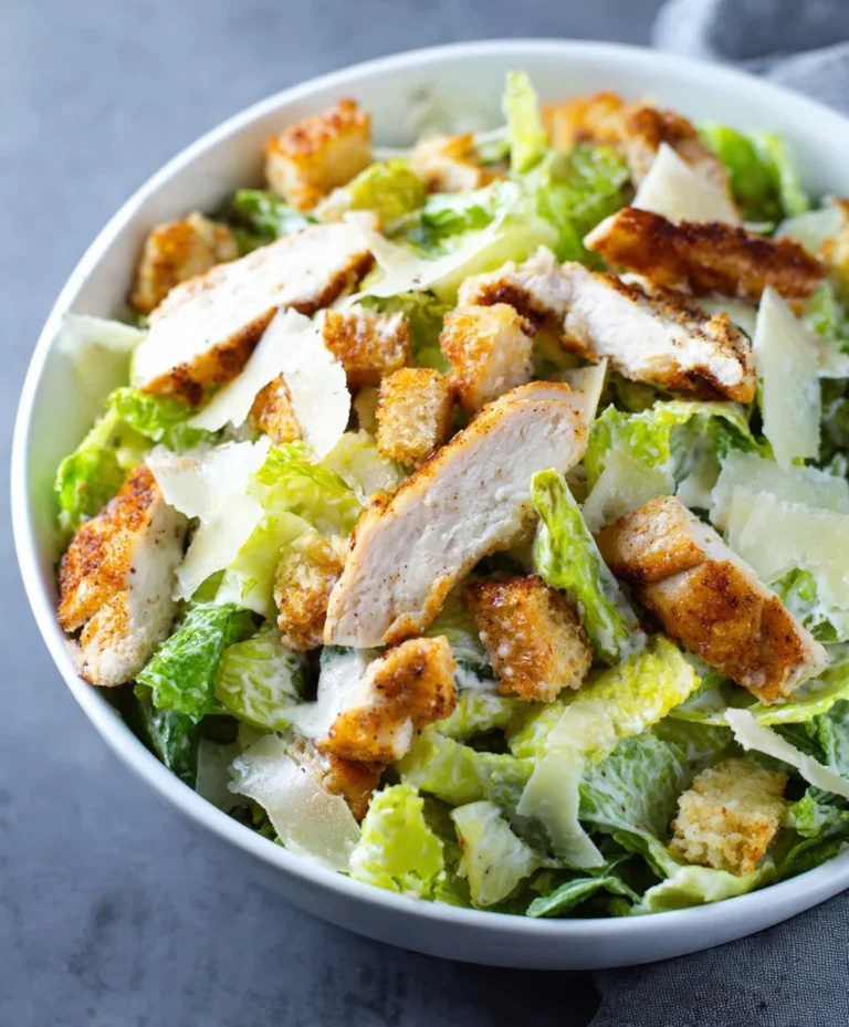 Crispy Chicken Caesar Salad Recipe – Easy & Delicious