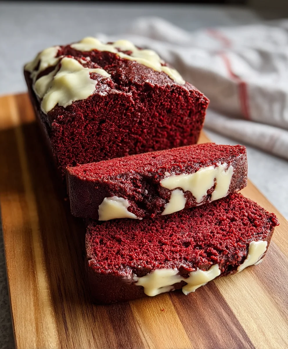 Red Velvet Banana Bread Recipe-Deliciously Decadent Treat