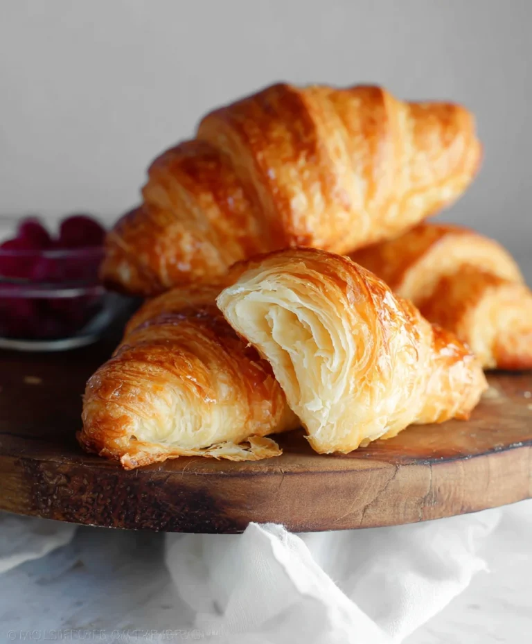 Flaky Homemade Croissants- Easy Recipe to Bake Them
