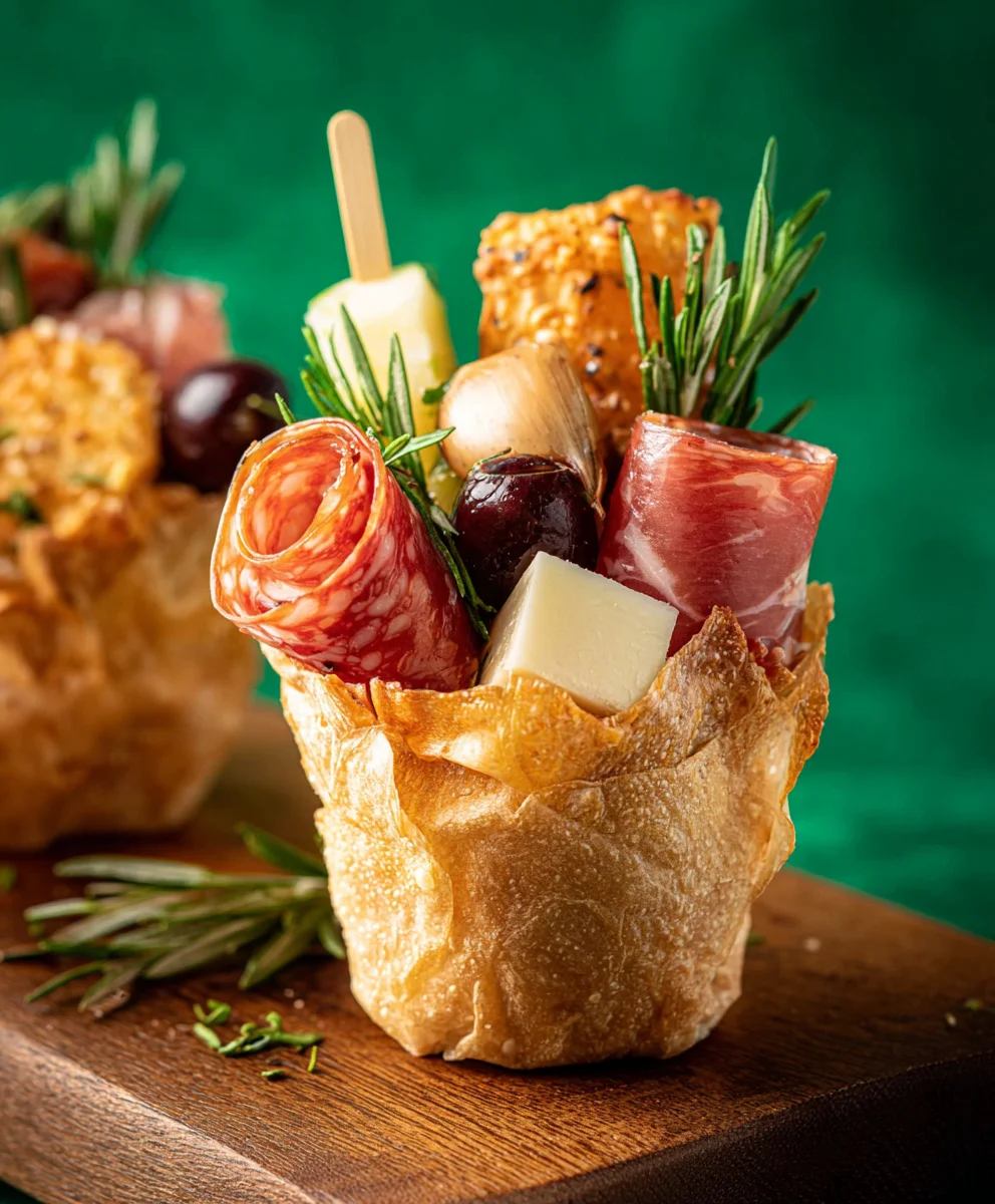 Easy Charcuterie Cups - Quick & Delicious Party Bites