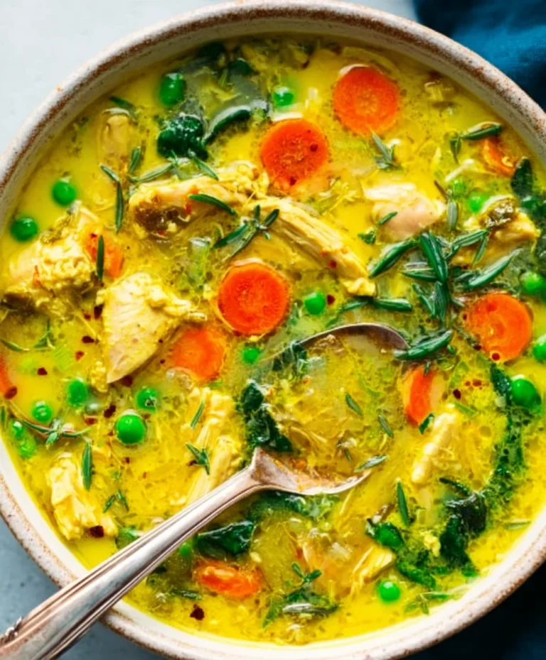 Turmeric Chicken Soup – Soothing Anti Inflammatory Recipe