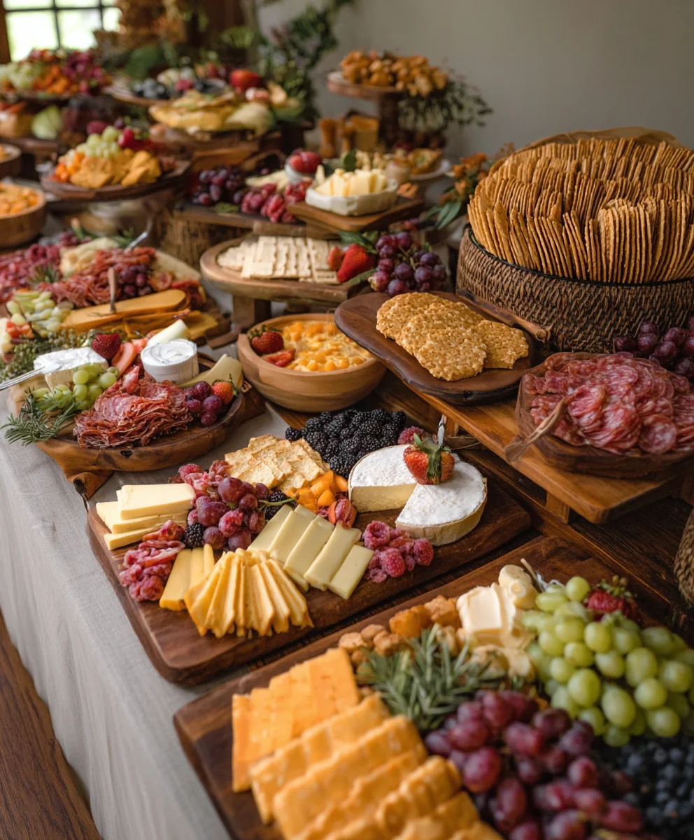 Wedding Reception Grazing Table Ideas- Stunning Bites