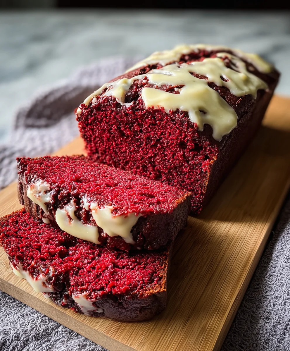 Red Velvet Banana Bread Recipe-Deliciously Decadent Treat
