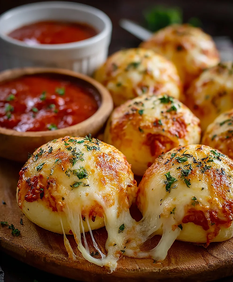 Cheesy Pizza Bombs-Easy Appetizer Recipe