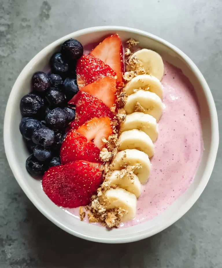 Quick Greek Yogurt Fruit Smoothie Bowl Recipe