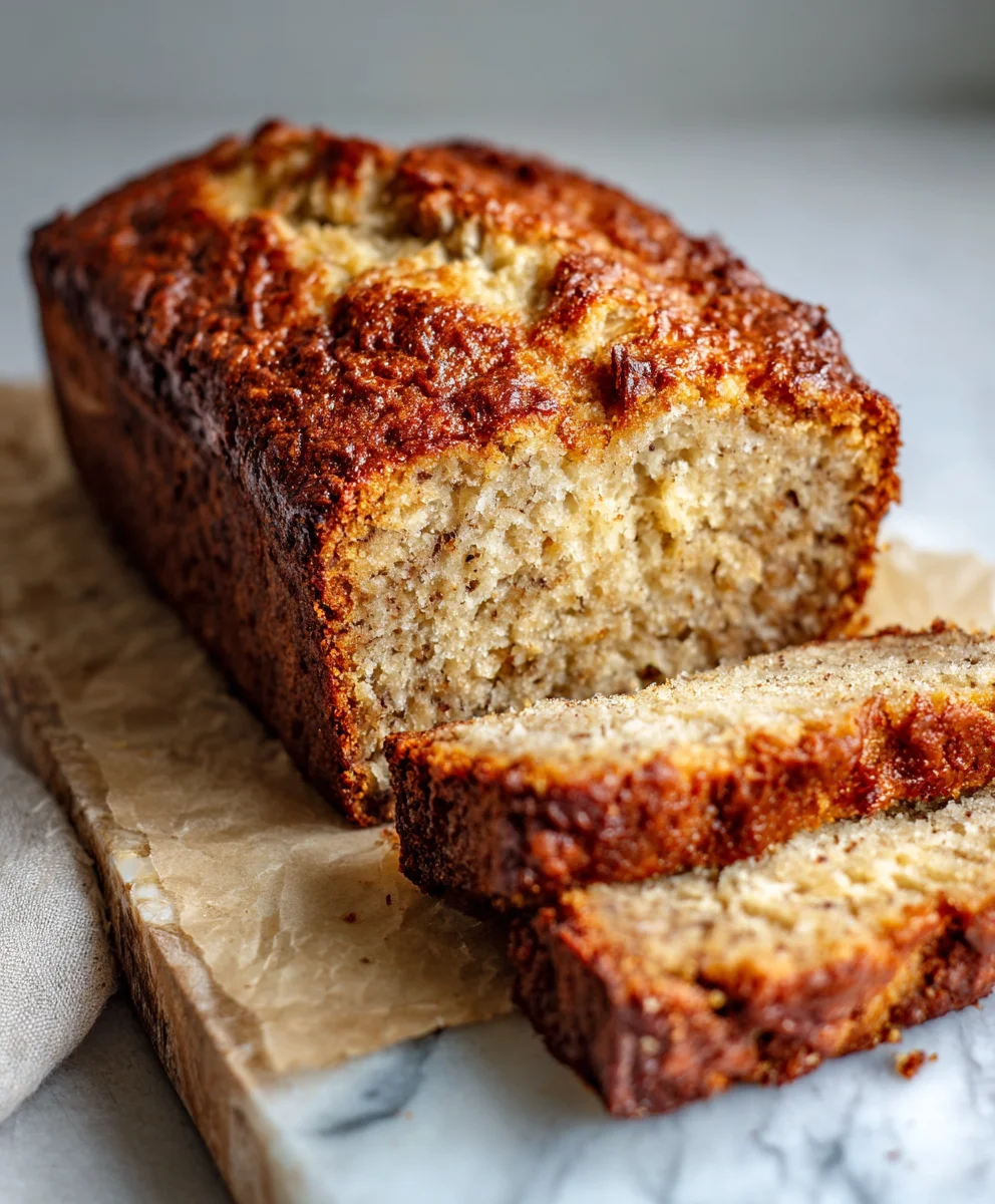 Moist Cottage Cheese Banana Bread - Healthy Treat